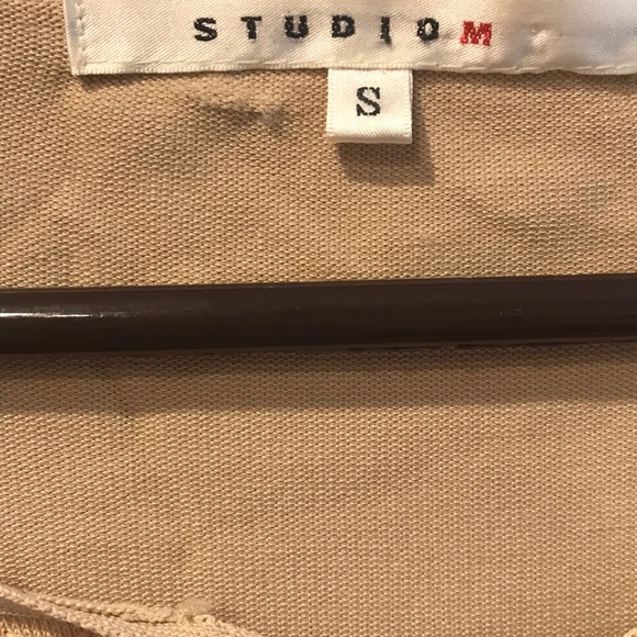 Studio M rayon top cream color - Picture 3 of 3